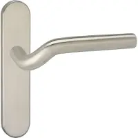 Impresso Newport RVS geborsteld op Ovaal schild