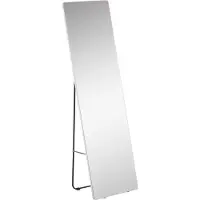 HOMCOM make-up spiegel - glas - aluminiumlegering - zilver