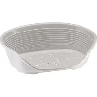 Ferplast SIESTA DELUXE Basket Size 4 - 61.5*45*21.5 cm - Light Gray -