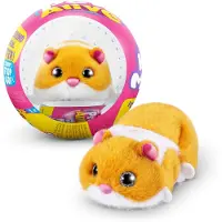 Pets Alive Hamster Mania, interactief knuffeldier, meer dan 20 geluiden, oranje