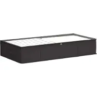 vidaXL Opbergdoos met transparant bovenraam 6 st Nonwoven stof 64,8 L