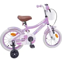 vidaXL Kinderfiets 14 Inch voor 3-5 jaar oud Paars