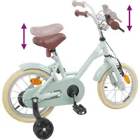 vidaXL Kinderfiets 16 Inch voor 4-6 jaar oud Lichtgroen