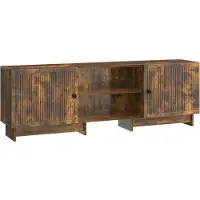 vidaXL TV Kast Gerookte Eik 150 x 31 x 50 cm Geconstrueerd hout