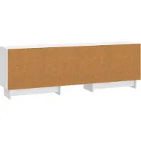 vidaXL TV Kast 150 x 31 x 50 cm Hoogglans Wit Geconstrueerd hout