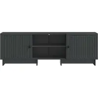 vidaXL TV-kast, 150 x 31 x 50 cm, zwart, houtvezel