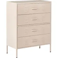 Beliani ENAGO - Commode - Beige - Staal