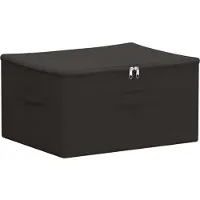 vidaXL Opbergbox 24 st Nonwoven stof 50 x 30 x 25 cm 37,5 L Antraciet