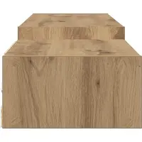 vidaXL Wand gemonteerd TV Kast Muurmontage Artisanaal eiken