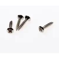 Intersteel 25 houtschroeven chroom/nikkel 3,5x20mm