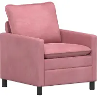 vidaXL Bank Roze 76 x 81 x 87,5 cm Fluweel