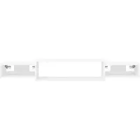 vidaXL Wand gemonteerd TV Kast Wit 140 x 28 x 21 cm