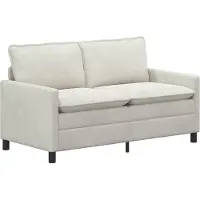 vidaXL Bank Crèmekleurig 156 x 81 x 87,5 cm Fluweel