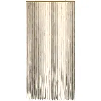 vidaXL Insect Deur Gordijn Meerkleurig 100 x 200 cm Bamboe