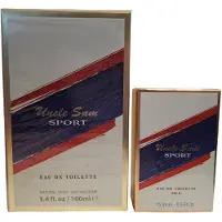 Uncle Sam Sport Eau de Toilette Set – Heren Parfum 100 ml + 15 ml – Cadeauset voor Mannen