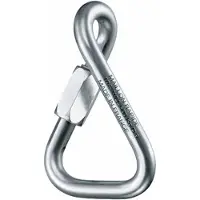 BEAL Maillon Delta Twist Karabijnhaak Zilver 9 mm
