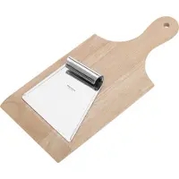 Westmark Spaetzle bord met schraper, Snijplank, Bruin, Zilver