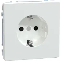 Merten SCHUKO-stopcontact, verhoogde bescherming tegen aanraking, aansluitklemmen, lotuswit, systeemdesign, 1 stuk.
