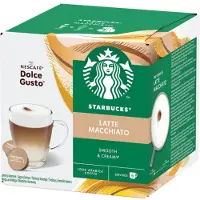 Nescafe Koffiecapsules compatibel met NESCAFÉ Dolce Gusto Starbucks Latte Macchiato, 6 + 6 pcs.