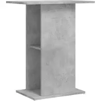 vidaXL Aquariumstandaard betongrijs 60,5x36x72,5 cm bewerkt hout