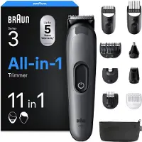 Braun Series 3 11-in-1 verzorgingsset. Neus- en baardtrimmer met ultrascherpe trimmerkop. Professionele kwaliteit