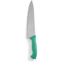 Hendi Koksmes – HACCP Polypropyleen Heft – Groen – 385 mm