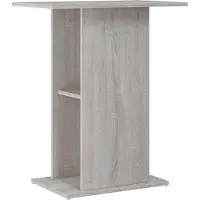 vidaXL Aquariumstandaard 60,5x36x72,5 cm bewerkt hout grijs sonoma