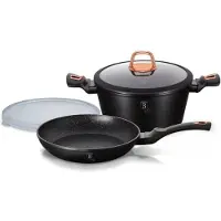 Berlinger Haus POT EN KOEKENPAN BH-7741 BLACK ROSE