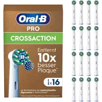 Oral-B Pro Cross Action - Opzetborstels - Met CleanMaximiser Technologie - 16 Stuks