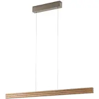 LUCANDE Hanglampe , Annetta, dimbare, Hout, Eetkamer, Hout, Modern