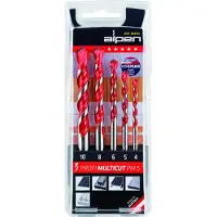 ALPEN-MAYKESTAG MultiCut 100705100 Carbide Multifunctionele boorset 5-delig 4 mm, 5 mm, 6 mm, 8 mm, 10 mm Cilinderschacht 1 set(s)