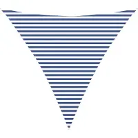 vidaXL Zonneschaduw Blauw en Wit 4,5 x 4,5 x 4,5 m