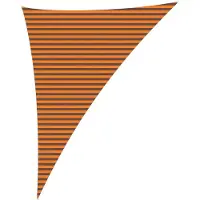 vidaXL Zonneschaduw Oranje en Bruin 4 x 5 x 6,4 m