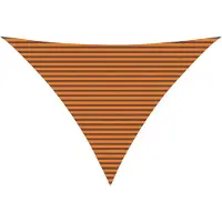 vidaXL Zonneschaduw Oranje en Bruin 5 x 5 x 6 m 100% Polyester Oxford