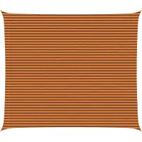 vidaXL Zonneschaduw Oranje en Bruin 7 x 6 m 100% Polyester Oxford