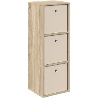 vidaXL Dressoir met lade Sonoma Eik 35 x 32 x 99,5 cm