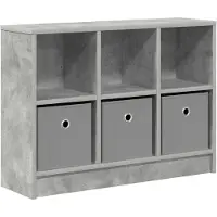 vidaXL Dressoir Beton Grijs 73,5 x 22,5 x 53,5 cm