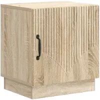 vidaXL Nachtkastje Sonoma Eiken 43 x 34,5 x 47 cm Bewerkt hout
