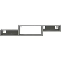 vidaXL Wand gemonteerd TV Kast Muurmontage Betongrijs 150 x 28 x 26 cm