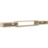 vidaXL Wand gemonteerd TV Kast Muurmontage Sonoma Eiken
