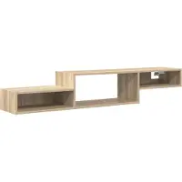 vidaXL Wand gemonteerd TV Kast Muurmontage Sonoma Eiken