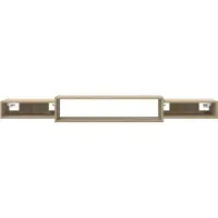 vidaXL Wand gemonteerd TV Kast Muurmontage Sonoma Eiken