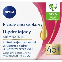 Nivea PRZECIWZMARSZCZKOWY+ UJĘDRNIAJACY KREM NA NOC 45+ 50ML