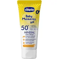 Chicco Baby Moments Sun Zonnebrandcrème SPF 50+ voor Kinderen vanaf Geboorte 75 ml