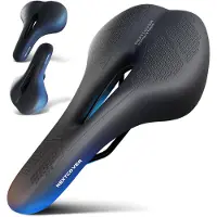 Nextcover Fietszadel - MountainBike - Memory Foam 3.0 - 27,5cm x 14cm - Zwart