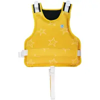 Splash About Schwimmweste - Verstellbar - Yellow Sterne - - 6-10 Jahre (116-140) - Schwimmwesten
