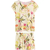 Ted Baker Korte pyjama geel / lichtgeel / oranje / pink