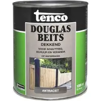 Tenco Douglas beits dekkend antraciet 1l verf/beits