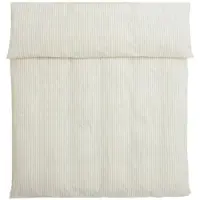 HAY Dekbedovertrek Fineline Duvet Cover Ivory-155 x 220 cm