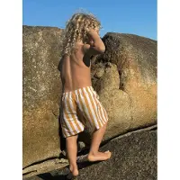 Swim Essentials Zwembroek- Geel/Wit - Flow - 110/116